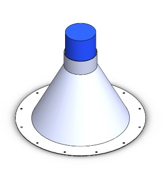 Witches Hat with Brim Boot, without valve extension split collar